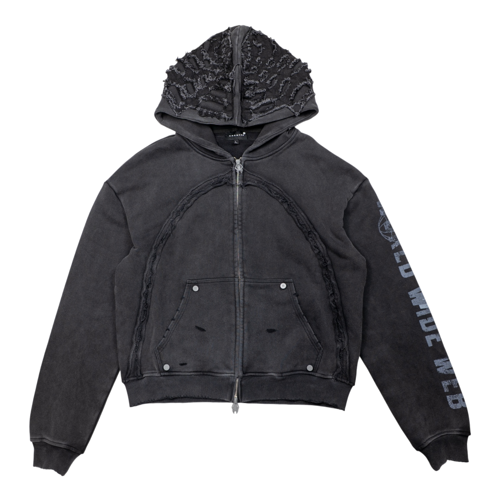 Zip-Up Hoodie World Wide Web